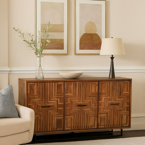 Kaiden 3 - Door Solid Wood Sideboard