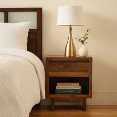 Conall Mango Wood Nightstand