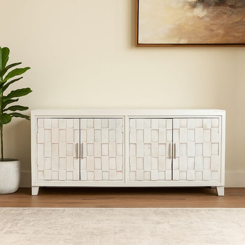Alabaster Mosaic 4 Door Sideboard