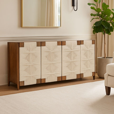 TAFFYTA 4 Door Sideboard Cabinet