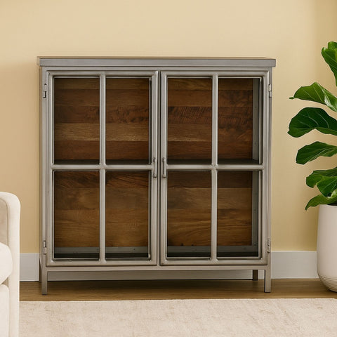 Naslund 2 Door Metal Cabinet