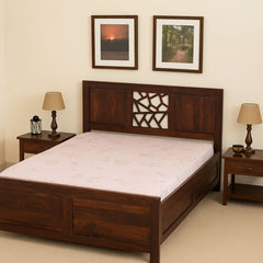 Blue City Sheesham Wood Storage Bed