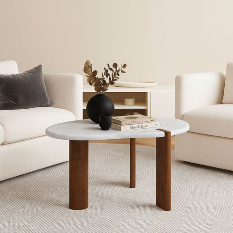 Modern Marble Top Coffee Table