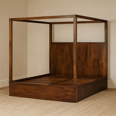 Classic Canopy Poster King Bed