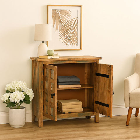 Guru Block Print Cabinet