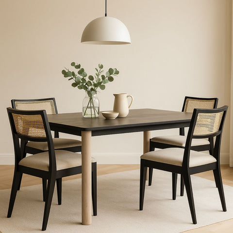 Manor House Cane and Upholstery Dining Chair