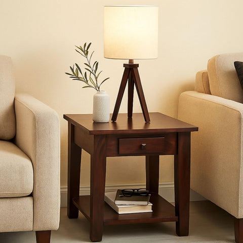 Aristotle Sheesham Wood Lamp Table