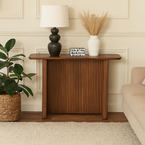 Paulsynn Solid Wood Console Table