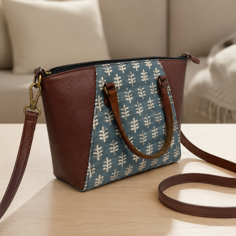 The Espresso Pines Medium Tote