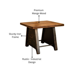 Cormac Industrial Side Table
