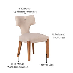The Echo Modern Upholstered Dining Chair