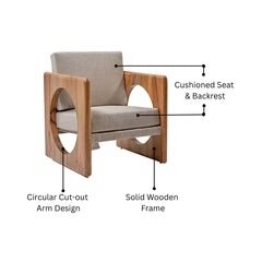 Orbit Chair in Mango Wood