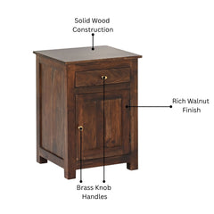 Amer Sheesham Wood Bedside Table
