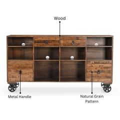 Guru Christin Caster Media Sideboard
