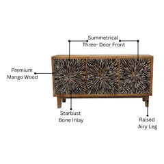 Jesper Mango Wood Bone Inlay Sideboard
