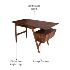 Orion Mango Wood Wooden Desk