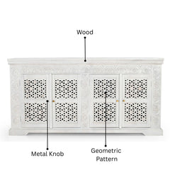 Diabelli Carved 4-Door Sideboard
