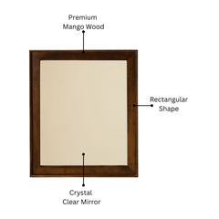 Conall Mango Wood Rectangular Mirror