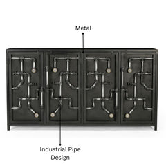 Reimann 4-Door Industrial Sideboard