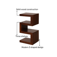 Henry Sheesham Wood Shelving Table