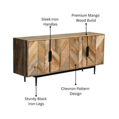 Findon 4-Door Sideboard