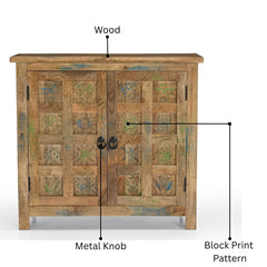 Guru Block Print Cabinet