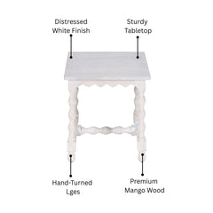 Anda Mango Wood Side Table