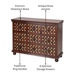 Haveli Sheesham Wood Chest
