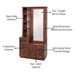 Dhanvantari Sheesham Wood Dressing Table