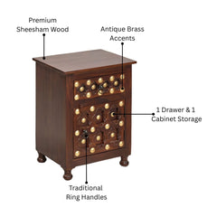 Haveli Sheesham Wood Night Stand