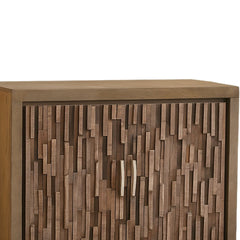 Grey Cheppi Mango Wood Cabinet