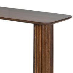 Fluted Solid Wood Console Table