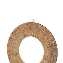 Reclaimed Wood Mirror Frame - Vintage Wall Mirror in Natural Finish