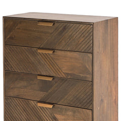 Edra Dark Mango Wood 4-Drawer Chest