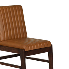 Wrenna Upholstered Leather Dining Chair