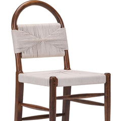 Winslet Mid-Century Modern Dining Chair with Woven Seat