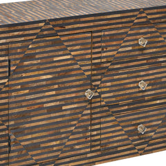 Modern Mosaic Inlaid Sideboard