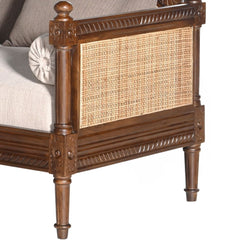 Amer Sofa Two Seater – A Colonial Charm in Solid Wood