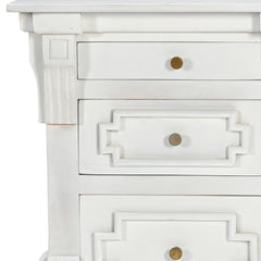 Vintage Belli White Solid Wood Writing Desk