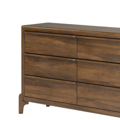 Skylan Mango Wood 6-Drawer Dresser