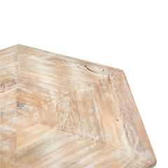 Scarlatti Carved Hexagonal Coffee Table