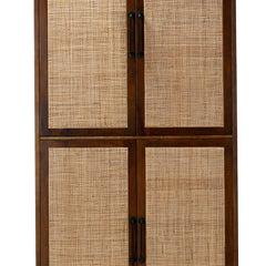 Cane Sheesham Wood Wardrobe