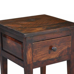 Tahoe Sheesham Wood 1-Drawer Lamp Table