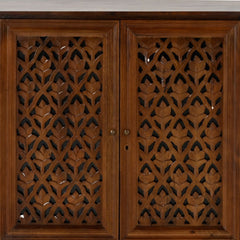 Kalpana Mango Wood Entryway Shoe Cabinet