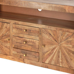 The Cayley Geometric 3-Drawer Media Sideboard