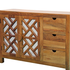Kyson 3 Drawer / 2 Door Storage Chest