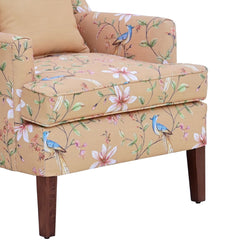 HC Single Seater Sofa – Floral Upholstery Armchair
