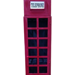 Cheshire Mango Wood Telephone Booth Bar Cabinet