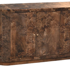 Medyna Burl Veneer 4-Door Sideboard