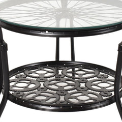 Peddler Iron & Glass Coffee Table